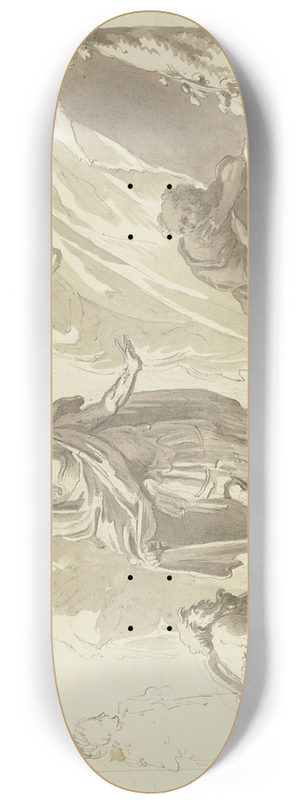 Friedrich Wilhelm Schfer - Alexander mit seinem Gefolge vor Diogenes 8.25 inch art skate deck