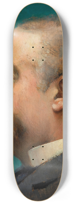 Gari Melchers - Head of Thomas Pitts 8.25 inch art skate deck