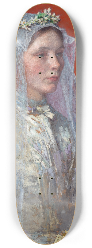 Gari Melchers - The Bride 8.25 inch art skate deck