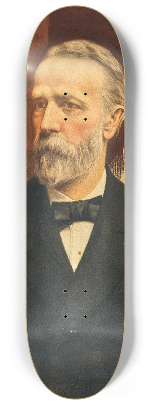 Frigyes Friedrich Miess - Portrait of the mayor of Olomouc 8.25 inch art skate deck