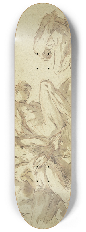 Gaspare Diziani - Four slaves 8.25 inch art skate deck