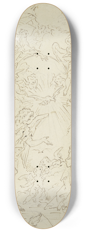 Gaspare Diziani - The Annunciation 8.25 inch art skate deck