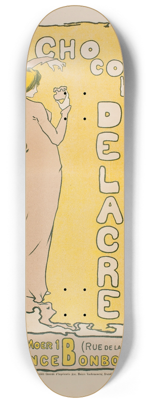 Gaston Bouy - Chocolat Delacre 8.25 inch art skate deck