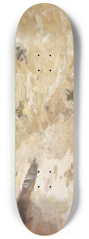 Frits Thaulow - From the Beach at Dieppe 8.25 inch art skate deck