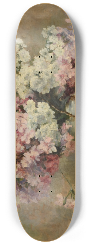 Gaston Lecreux - Fleurs 8.25 inch art skate deck