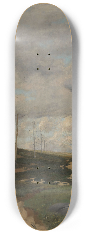 Frits Thaulow - View from Jren 8.25 inch art skate deck