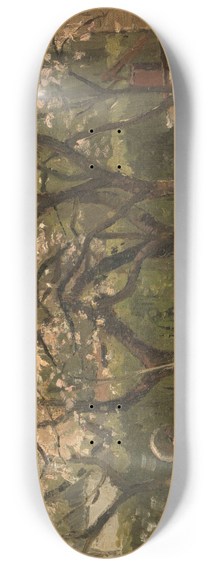 Geo Poggenbeek - Blossoming Tree in an Orchard 8.25 inch art skate deck