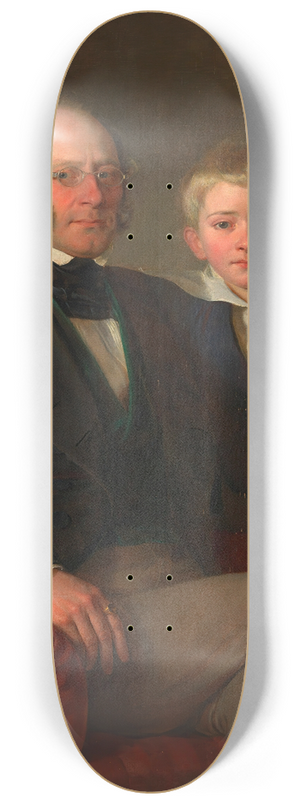 Georg Decker - Josef Moser (Polizeioffizier) mit seinem Sohn 8.25 inch art skate deck