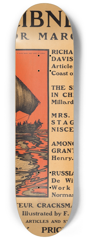 George Alfred Williams - Scribners for March 8.25 inch art skate deck