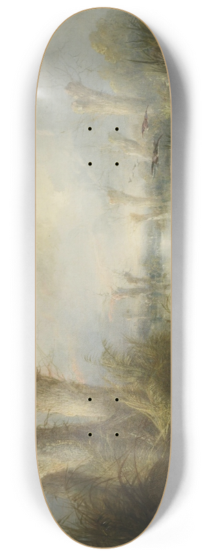 George Armfield - Three Spaniels in a Marsh 8.25 inch art skate deck