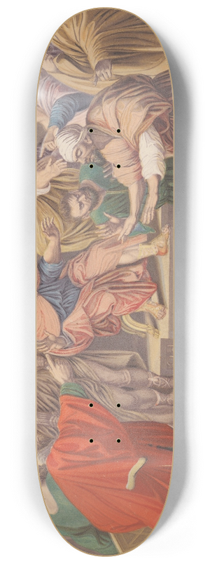George Baxter - The Conversion of the Proconsul 8.25 inch art skate deck