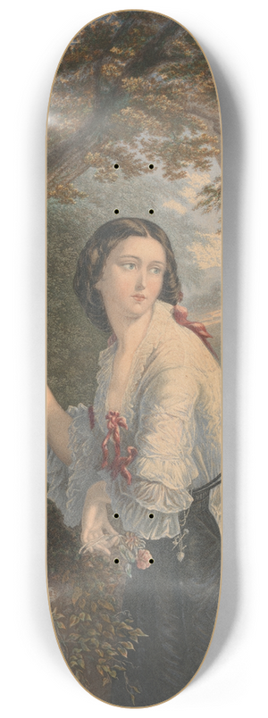 George Baxter - The Lovers Letter Box 8.25 inch art skate deck