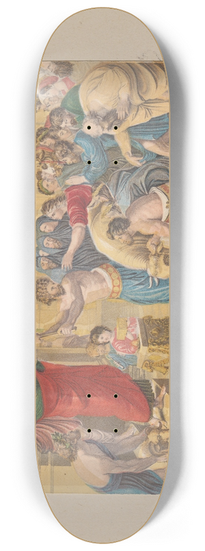 George Baxter - The Sacrifice at Lystra 8.25 inch art skate deck