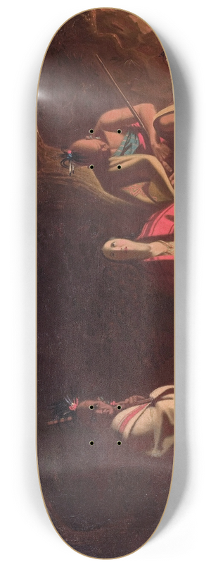 George Caleb Bingham - Captured by Indians 8.25 inch art skate deck