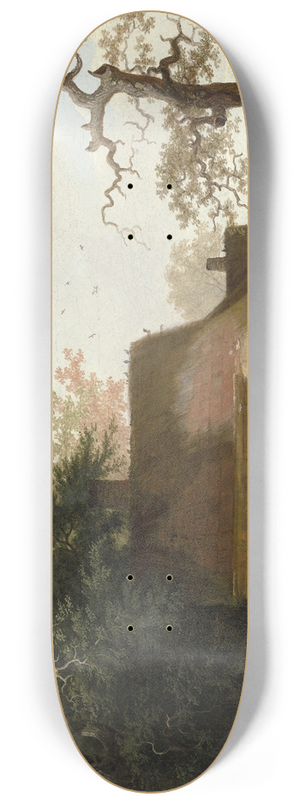 George Caleb Bingham - Cottage Scenery 8.25 inch art skate deck