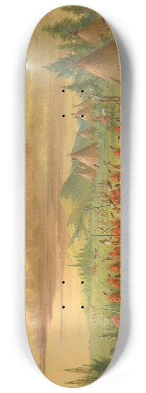 George Catlin - Eagle Dance 8.25 inch art skate deck