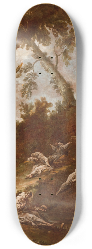 Alessandro Magnasco - Hermits (Anachorets) 8.25 inch art skate deck
