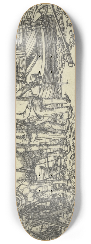 Fritz Boehle - Freighter on the Main 8.25 inch art skate deck