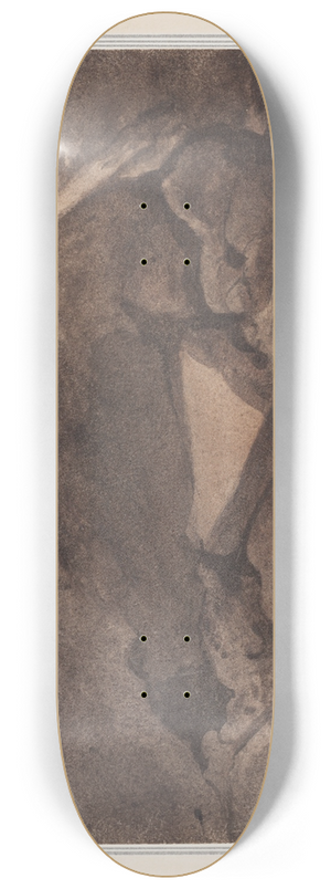George Cumberland - Scene in a Cave 8.25 inch art skate deck