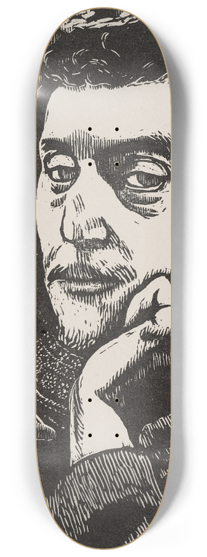 George-Daniel de Monfreid - Portrait de Gauguin 8.25 inch art skate deck