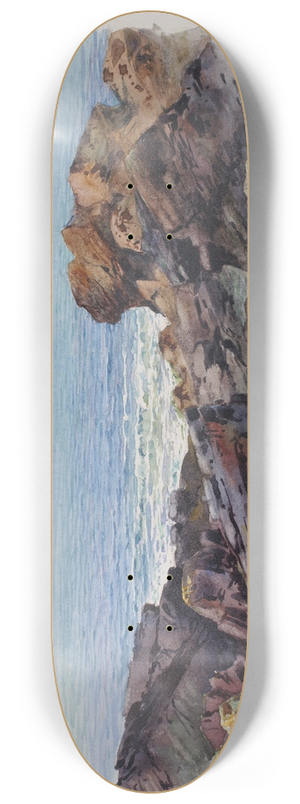 George Elbert Burr - Nevin, North Wales 8.25 inch art skate deck