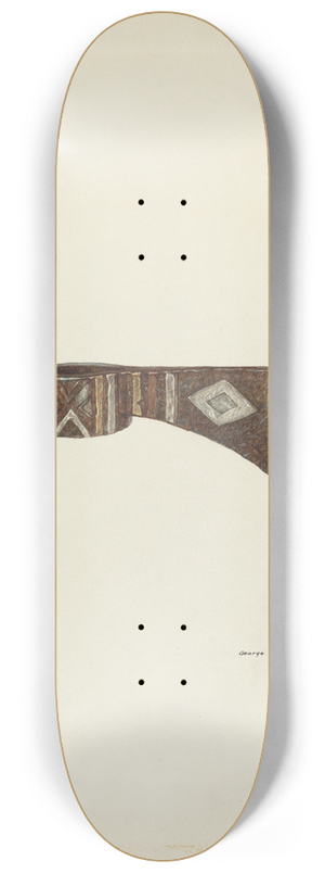 George E. Rhone - Tomahawk 8.25 inch art skate deck