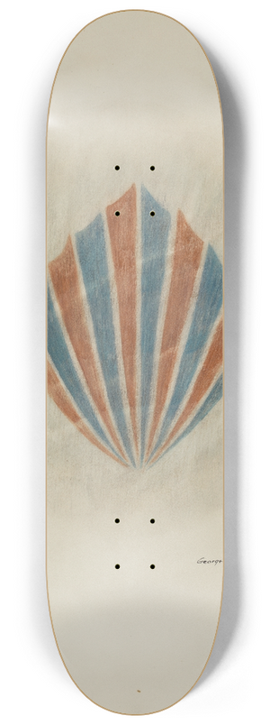 George E. Rhone - Wall Painting 8.25 inch art skate deck
