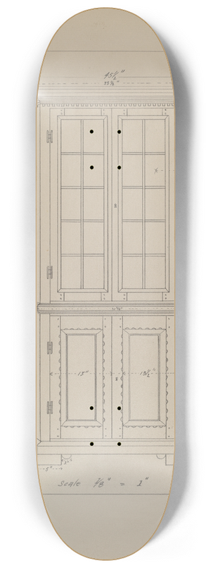 George Fairbanks - Corner Cupboard 8.25 inch art skate deck