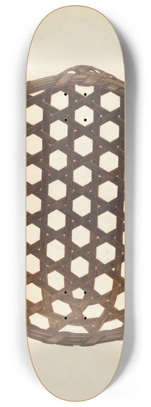 George File - Cheese Basket 8.25 inch art skate deck