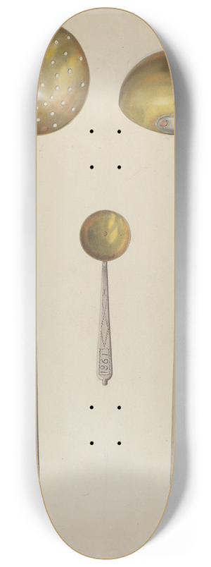 Fritz Boehmer - Kitchen Utensils 8.25 inch art skate deck