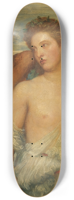 George Frederic Watts - A Bacchante 8.25 inch art skate deck