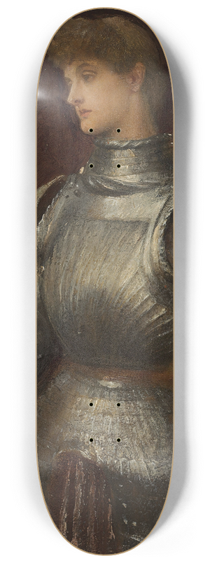 George Frederic Watts - Joan of Arc 8.25 inch art skate deck