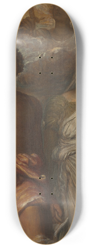 George Frederic Watts - Time, Death and Judgment 8.25 inch art skate deck