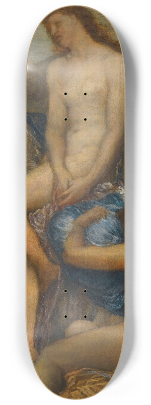 George Frederic Watts - Watching For The Return Of Theseus 8.25 inch art skate deck