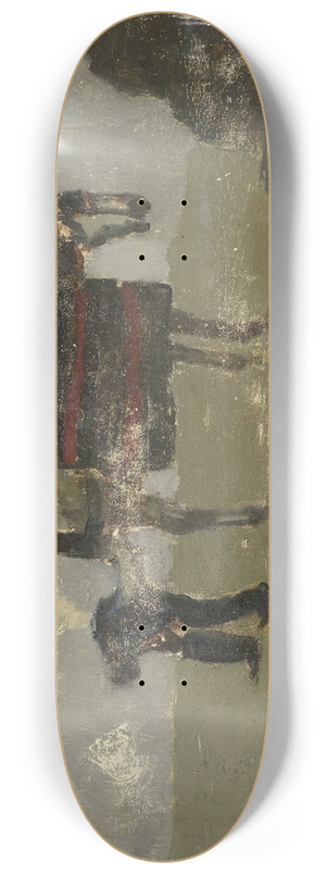 George Hendrik Breitner - Blacksmith with Gray 8.25 inch art skate deck