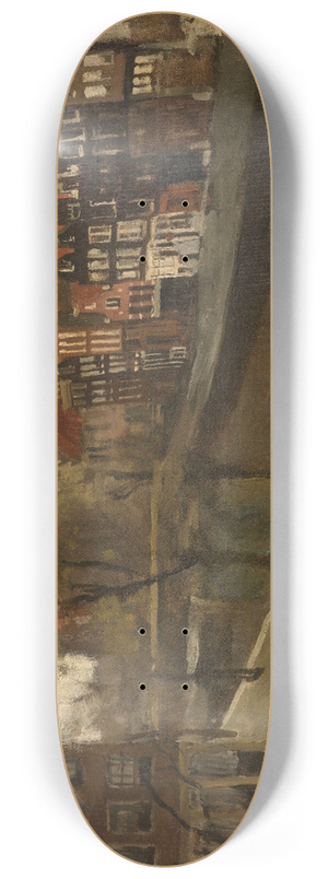 George Hendrik Breitner - Prinsengracht in Amsterdam 8.25 inch art skate deck