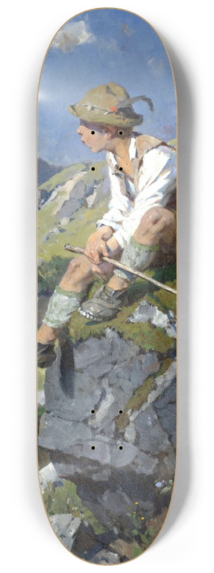 Fritz Freund - Htebub im bayerischen Gebirge 8.25 inch art skate deck Fritz Freund - Htebub im bayerischen Gebirge 8.25 inch art skate deck