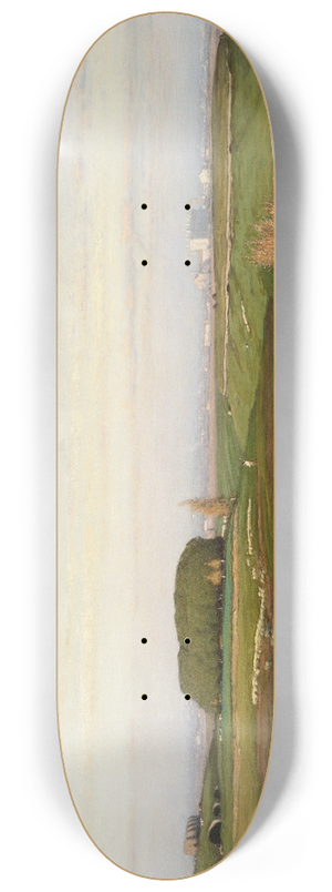 George Inness - In the Roman Campagna 8.25 inch art skate deck