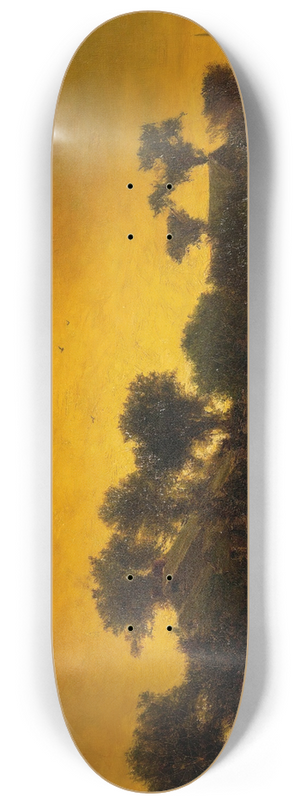 George Inness - Light Triumphant 8.25 inch art skate deck