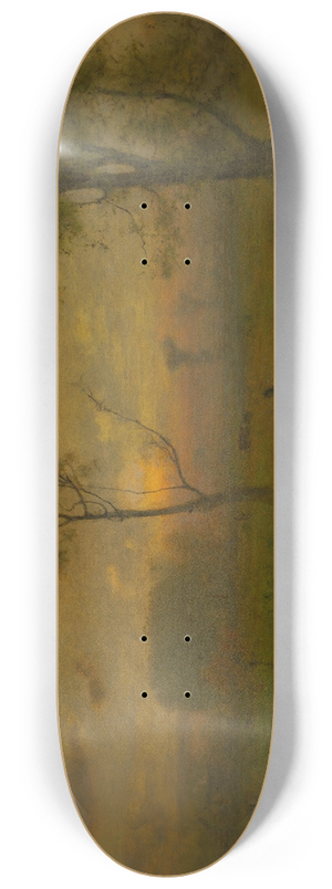 George Inness - Sunrise 8.25 inch art skate deck
