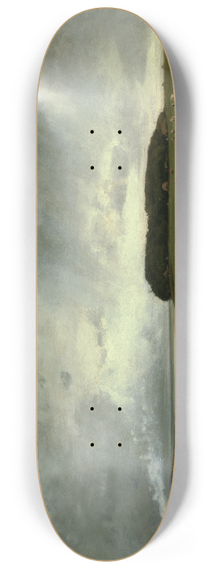 George Inness - The Storm 8.25 inch art skate deck