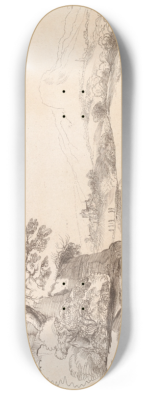 George Knapton - Landscape 8.25 inch art skate deck