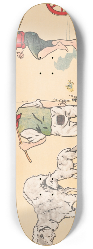 George Markendorff - On the farm 8.25 inch art skate deck