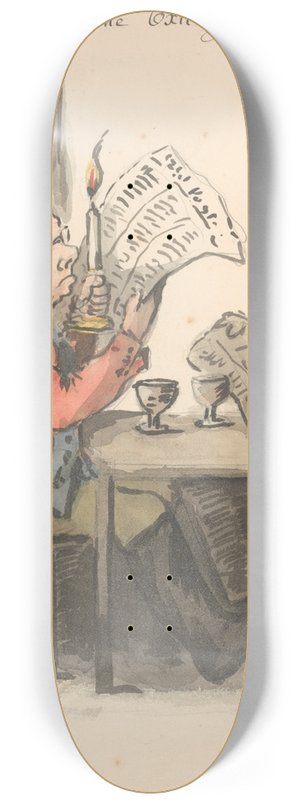 George Moutard Woodward - The Extinguisher 8.25 inch art skate deck