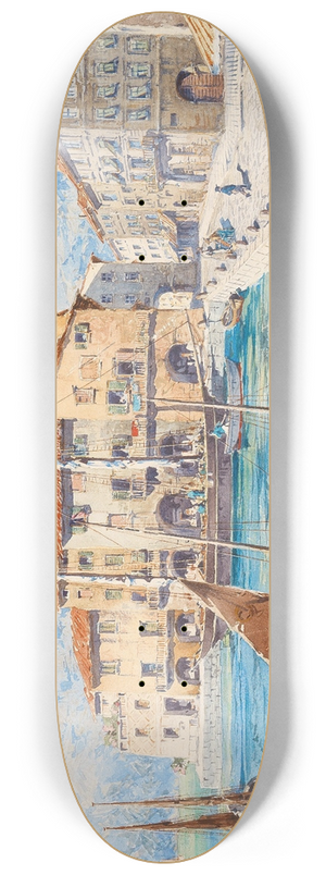Fritz Lach - Malcesine near Gardasee 8.25 inch art skate deck