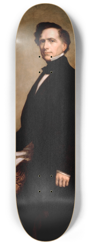 George Peter Alexander Healy - Franklin Pierce 8.25 inch art skate deck