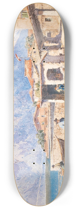 Fritz Lach - Near Torbole 8.25 inch art skate deck