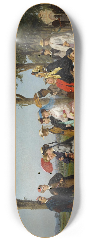 Fritz Paulsen - A Promenade 8.25 inch art skate deck