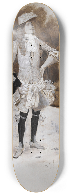 Georges Antoine Rochegrosse - Lord David Dirry-Moir 8.25 inch art skate deck