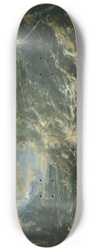 Alessandro Magnasco - The Baptism of Christ 8.25 inch art skate deck